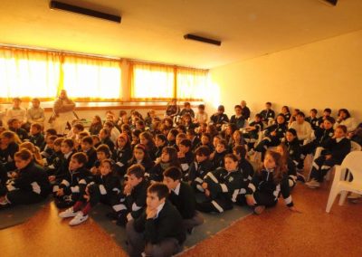 Conferencia en escuela de Piriápolis, Uruguay
